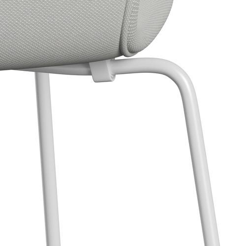 [product_category]-Fritz Hansen 3107 Chair Full Upholstery, White/Steelcut Trio Delicate Mint Green-Fritz Hansen-3107FU-STR906-DRWH-FRI-7