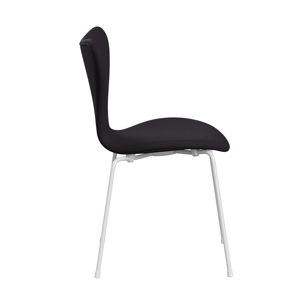 [product_category]-Fritz Hansen 3107 Chair Full Upholstery, White/Steelcut Violet Dark-Fritz Hansen-3107FU-STI685-DRWH-FRI-3