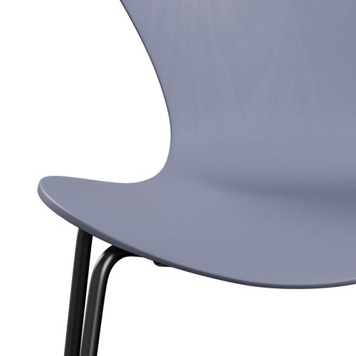 [product_category]-Fritz Hansen 3107 Chair Unupholstered, Black/Dyed Ash Lavender Blue-Fritz Hansen-3107-CA815-DRBL-FRI-6