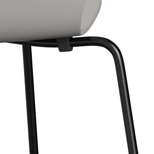 [product_category]-Fritz Hansen 3107 Chair Unupholstered, Black/Lacquered Nine Grey-Fritz Hansen-3107-LA150-DRBL-FRI-7