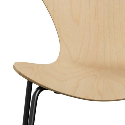 [product_category]-Fritz Hansen 3107 Chair Unupholstered, Black/Maple Veneer Natural-Fritz Hansen-3107-MAP001-DRBL-FRI-6