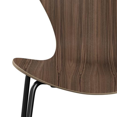 [product_category]-Fritz Hansen 3107 Chair Unupholstered, Black/Walnut Veneer Natural-Fritz Hansen-3107-WAL001-DRBL-FRI-6