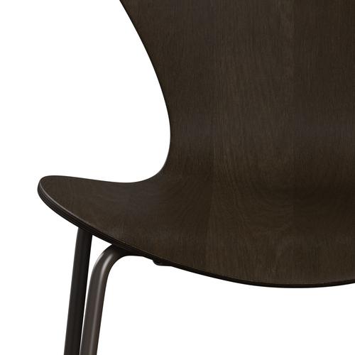 [product_category]-Fritz Hansen 3107 Chair Unupholstered, Brown Bronze/Dark Stained Oak-Fritz Hansen-3107-FDSOAK-DBPC-FRI-6