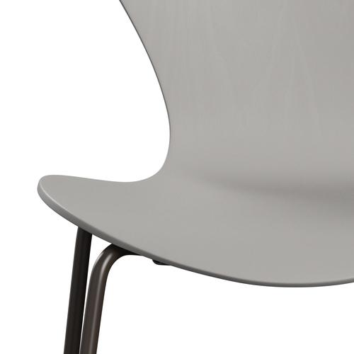 [product_category]-Fritz Hansen 3107 Chair Unupholstered, Brown Bronze/Dyed Ash Nine Grey-Fritz Hansen-3107-CA155-DBPC-FRI-6