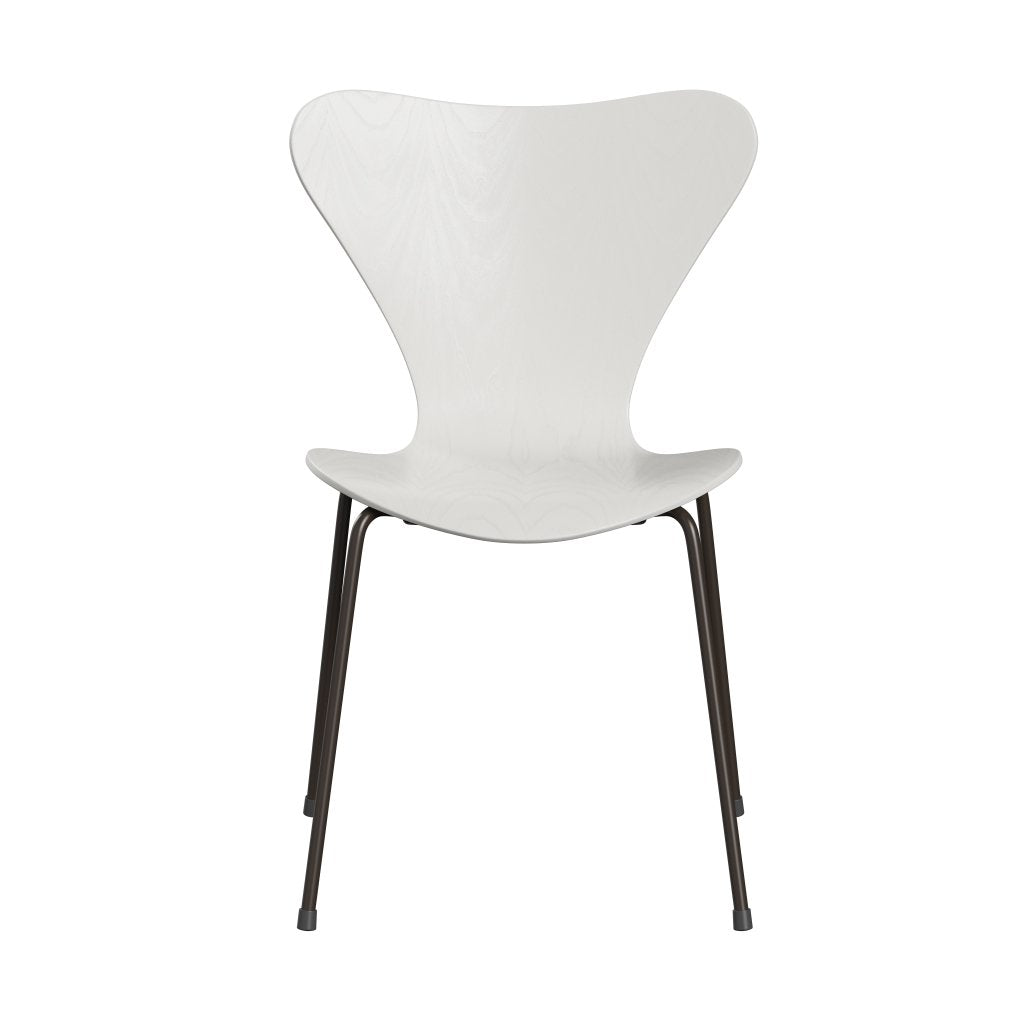 [product_category]-Fritz Hansen 3107 Chair Unupholstered, Brown Bronze/Dyed Ash White-Fritz Hansen-3107-CA105-DBPC-FRI-1