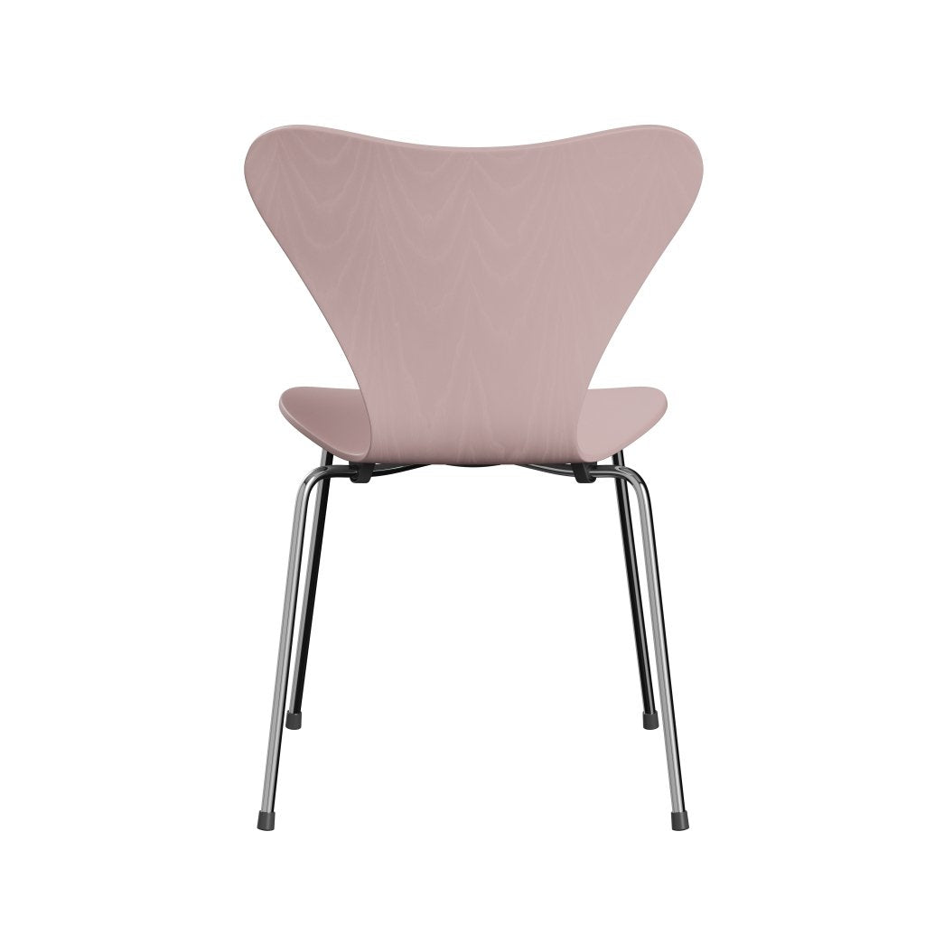 [product_category]-Fritz Hansen 3107 Chair Unupholstered, Chrome/Coloured Ash Pale Rose-Fritz Hansen-3107-CA615-CST-FRI-4