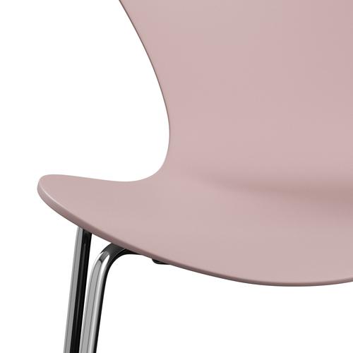 [product_category]-Fritz Hansen 3107 Chair Unupholstered, Chrome/Lacquered Pale Rose-Fritz Hansen-3107-LA610-CST-FRI-6