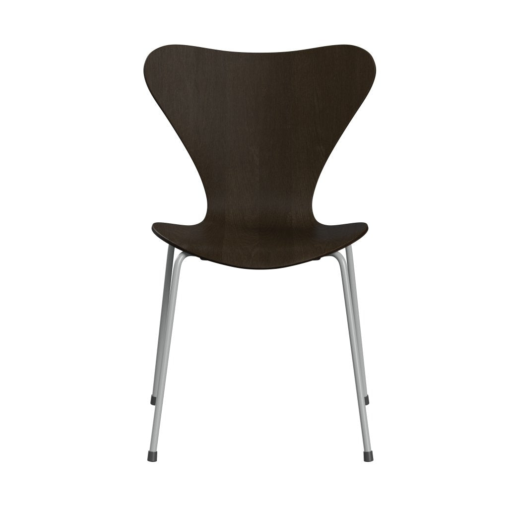 [product_category]-Fritz Hansen 3107 Chair Unupholstered, Nine Grey/Dark Stained Oak-Fritz Hansen-3107-FDSOAK-DRNIGR-FRI-1