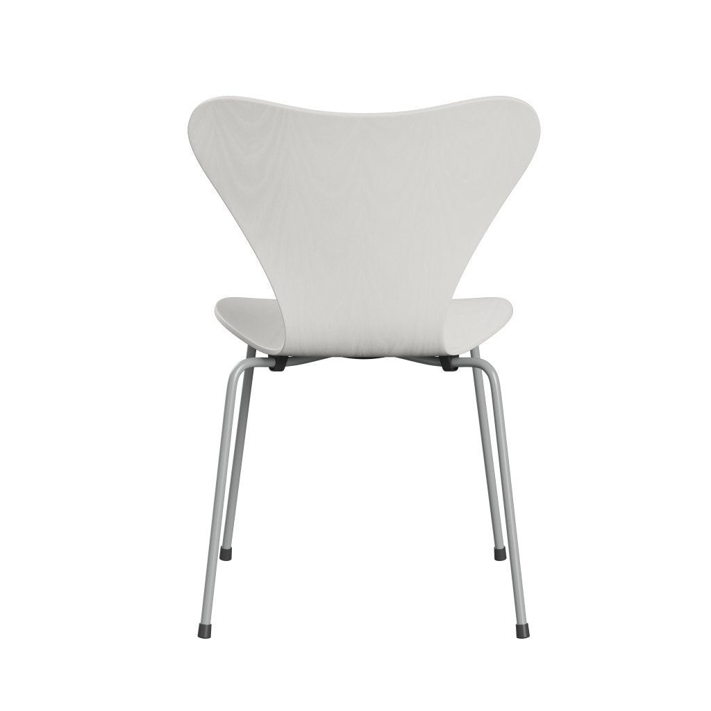 Fritz Hansen 3107 chaise unopolstered, neuf cendres gris / teintes blanches