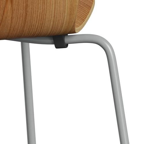[product_category]-Fritz Hansen 3107 Chair Unupholstered, Nine Grey/Elm Veneer Natural-Fritz Hansen-3107-ELM001-DRNIGR-FRI-7