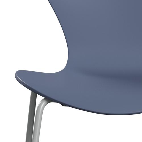 [product_category]-Fritz Hansen 3107 Chair Unupholstered, Nine Grey/Lacquered Dusk Blue-Fritz Hansen-3107-LA850-DRNIGR-FRI-6