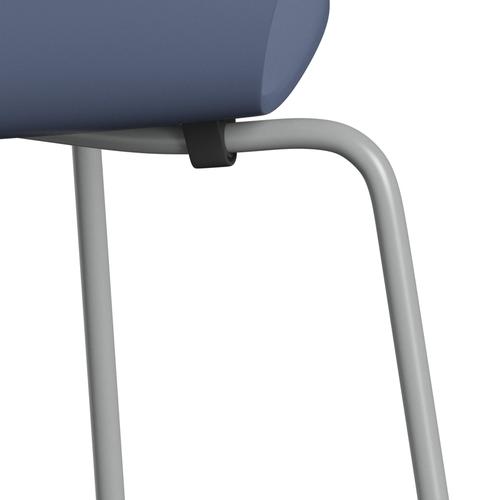 [product_category]-Fritz Hansen 3107 Chair Unupholstered, Nine Grey/Lacquered Dusk Blue-Fritz Hansen-3107-LA850-DRNIGR-FRI-7