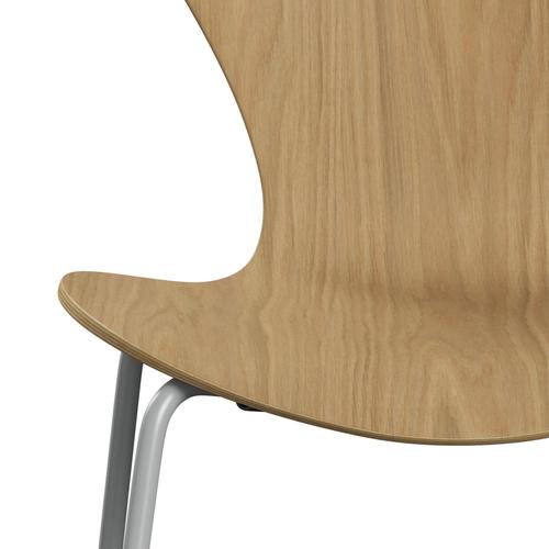 [product_category]-Fritz Hansen 3107 Chair Unupholstered, Nine Grey/Oak Veneer Natural-Fritz Hansen-3107-OAK001-DRNIGR-FRI-6