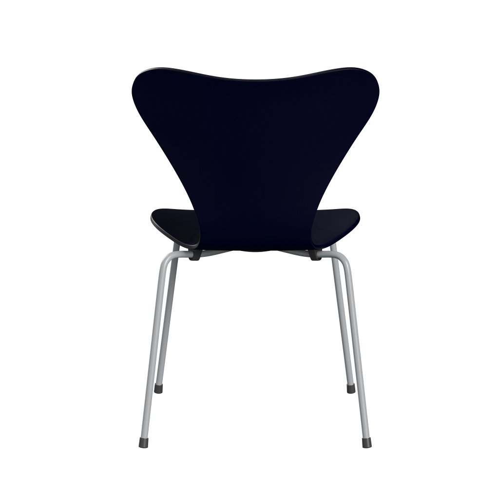 [product_category]-Fritz Hansen 3107 Chair Unupholstered, Silver Grey/Coloured Ash Midnight Blue-Fritz Hansen-3107-CA895-SIGREY-FRI-4