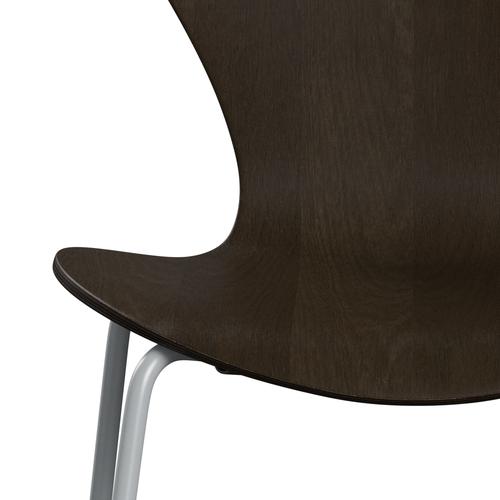 [product_category]-Fritz Hansen 3107 Chair Unupholstered, Silver Grey/Dark Stained Oak-Fritz Hansen-3107-FDSOAK-SIGREY-FRI-6