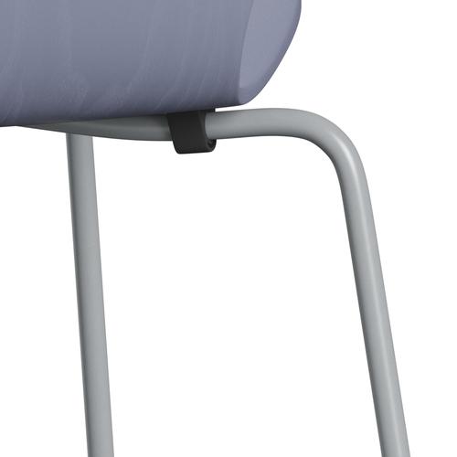 [product_category]-Fritz Hansen 3107 Chair Unupholstered, Silver Grey/Dyed Ash Lavender Blue-Fritz Hansen-3107-CA815-SIGREY-FRI-7