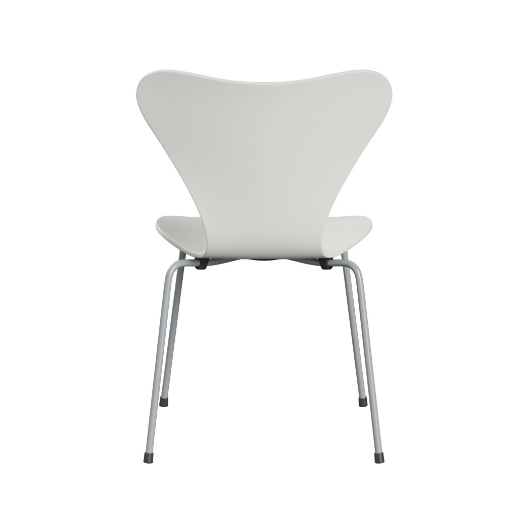 [product_category]-Fritz Hansen 3107 Chair Unupholstered, Silver Grey/Lacquered White-Fritz Hansen-3107-LA100-SIGREY-FRI-4