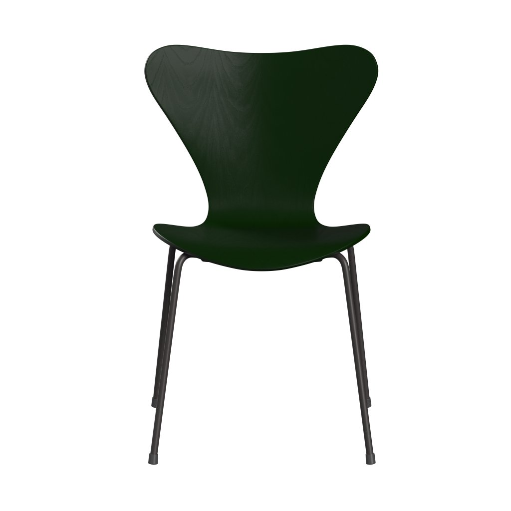 [product_category]-Fritz Hansen 3107 Chair Unupholstered, Warm Graphite/Dyed Ash Evergreen-Fritz Hansen-3107-CA955-WARGRA-FRI-1