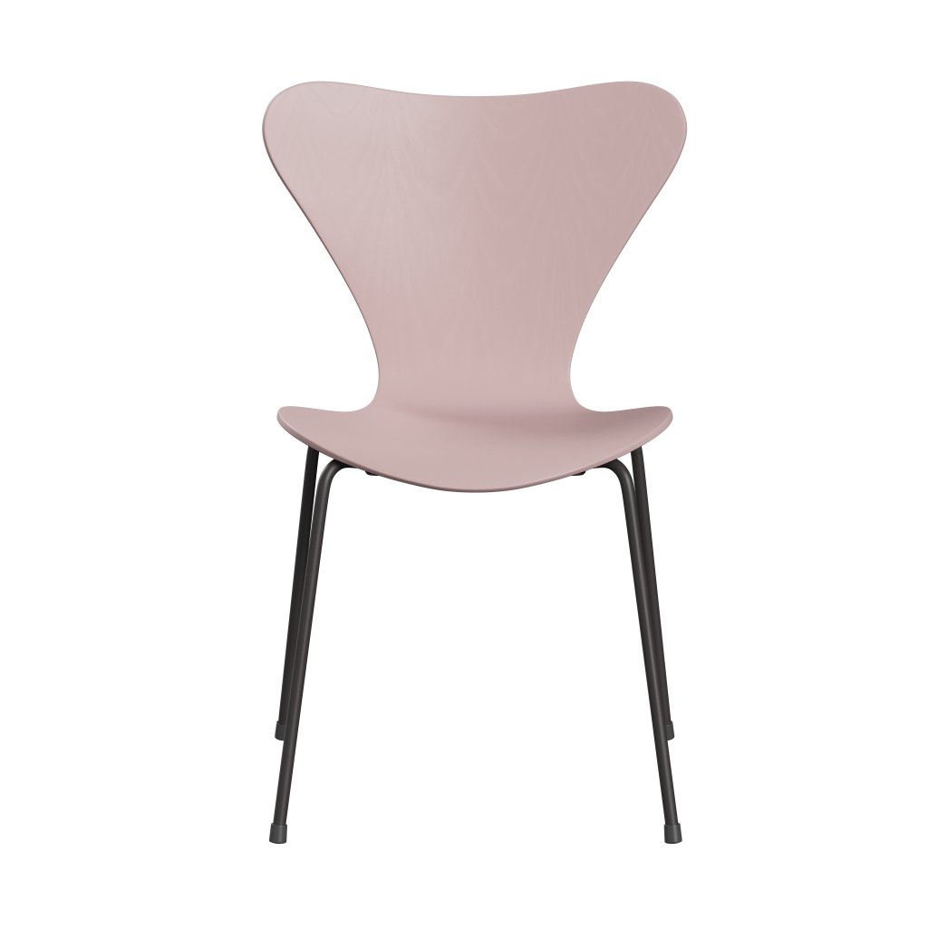 [product_category]-Fritz Hansen 3107 Chair Unupholstered, Warm Graphite/Dyed Ash Pale Rose-Fritz Hansen-3107-CA615-WARGRA-FRI-1