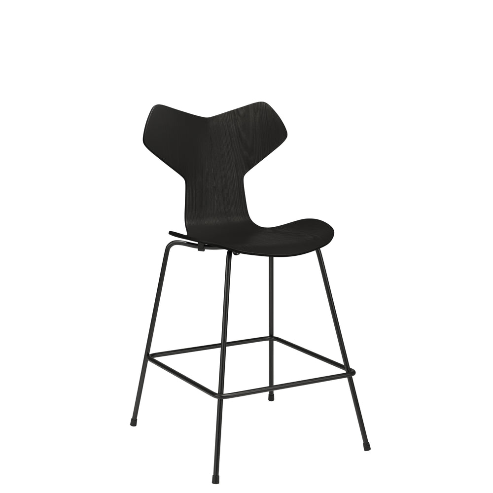 Fritz Hansen 3138 Grand Prix Counterstabe, Ash Black