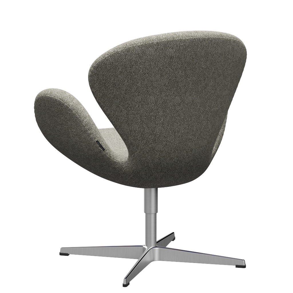 [product_category]-Fritz Hansen 3320 Swan Lounge Chair Special Edition, Aluminium/Moss Light Grey (0005)-Fritz Hansen-3320-MO0005-SPAL-FRI-4