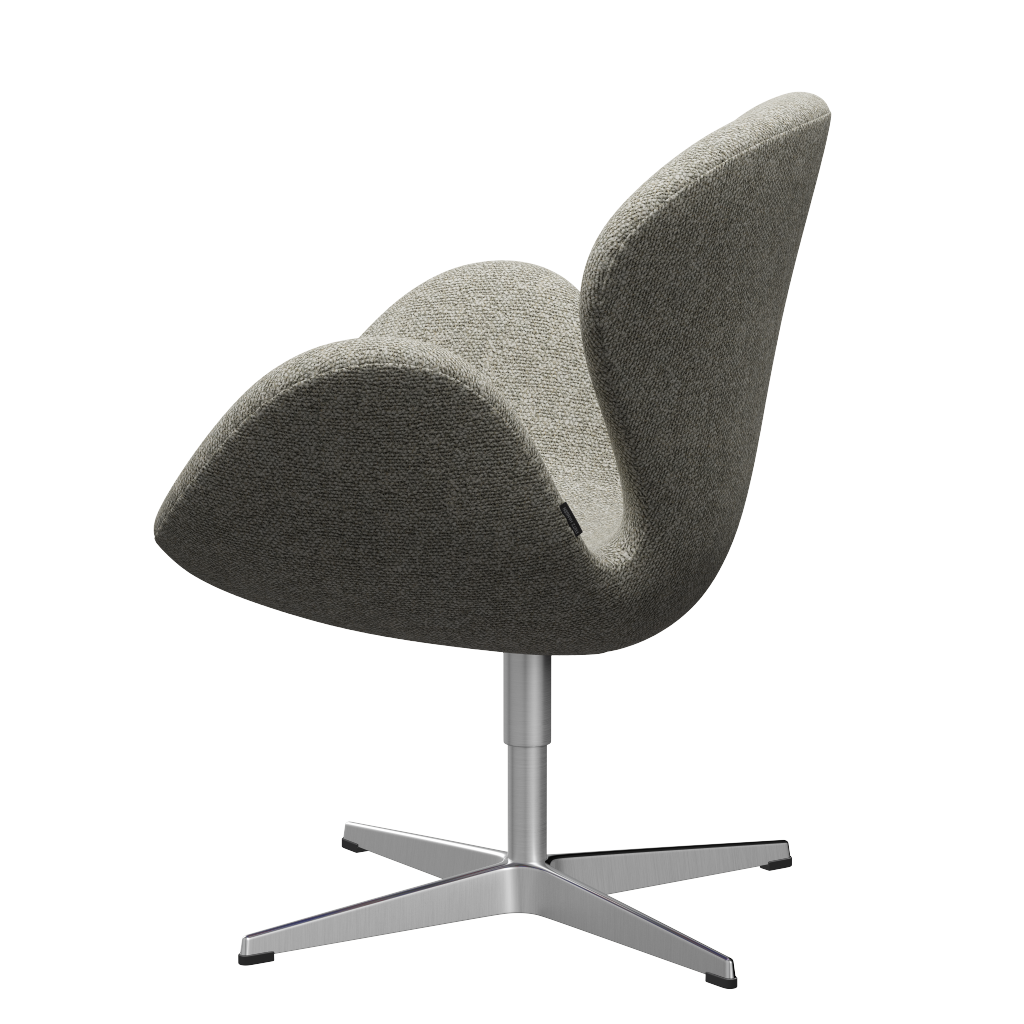 [product_category]-Fritz Hansen 3320 Swan Lounge Chair Special Edition, Aluminium/Moss Light Grey (0005)-Fritz Hansen-3320-MO0005-SPAL-FRI-5