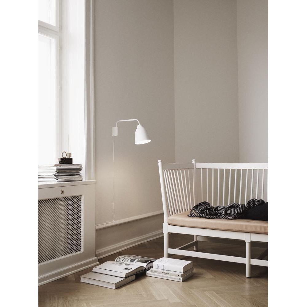 Fritz Hansen Caravaggio Read Wall Lamp, Opal Glass