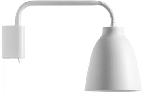 Fritz Hansen Caravaggio las Wandlampe, weiß