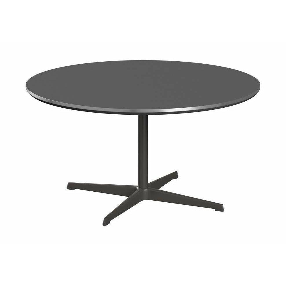 Table basse circulaire de Fritz Hansen Ø90, graphite Bromo Grey / Warm