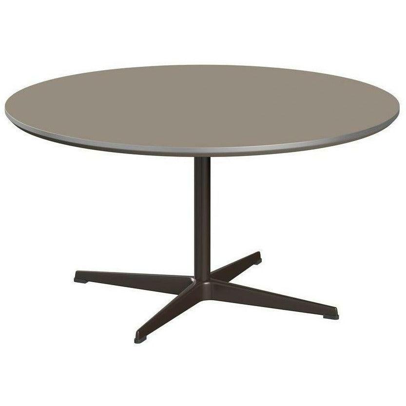 Mesa de café circular Fritz Hansen Ø90, Bronce marrón/Ottawa Brown