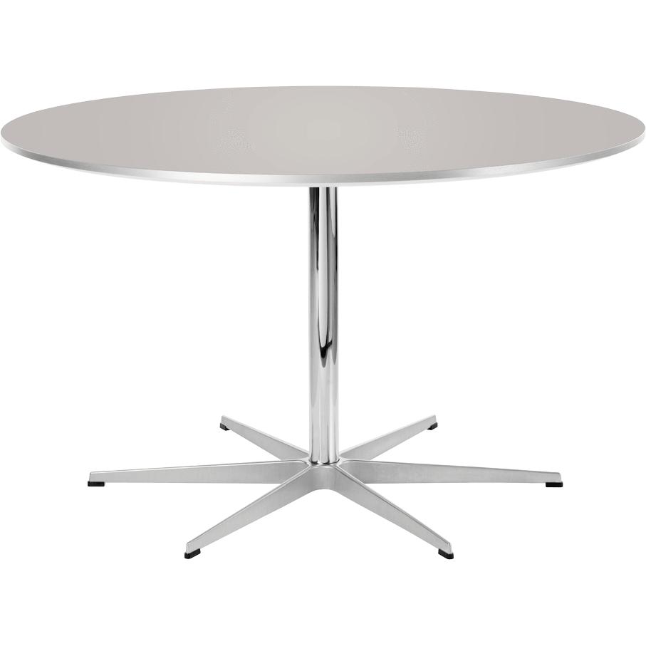 [product_category]-Fritz Hansen Circular Table ø145 Cm, Grey Efeso Laminate-Fritz Hansen-A826-grey efeso-FRI-1