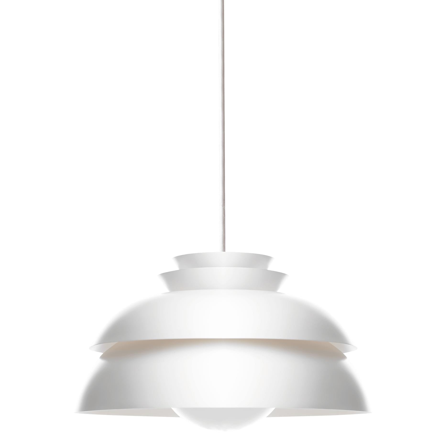 [product_category]-Fritz Hansen Concert Suspension Lamp White, ø32 Cm-Fritz Hansen-5702370034054-54003405-FRI-1