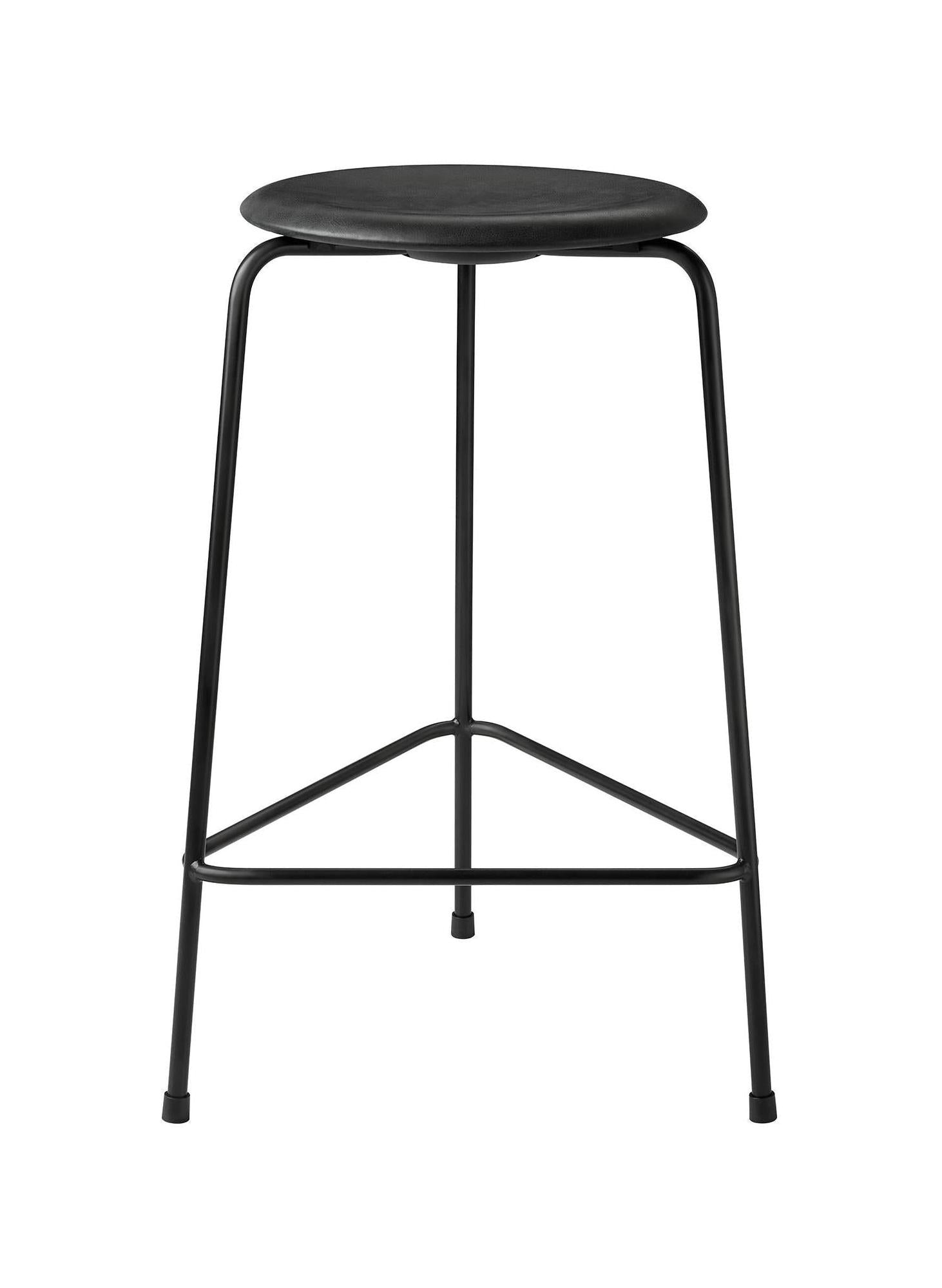 [product_category]-Fritz Hansen Dot Bar Stool, Black-Fritz Hansen-5704890401064-840106-FRI-1