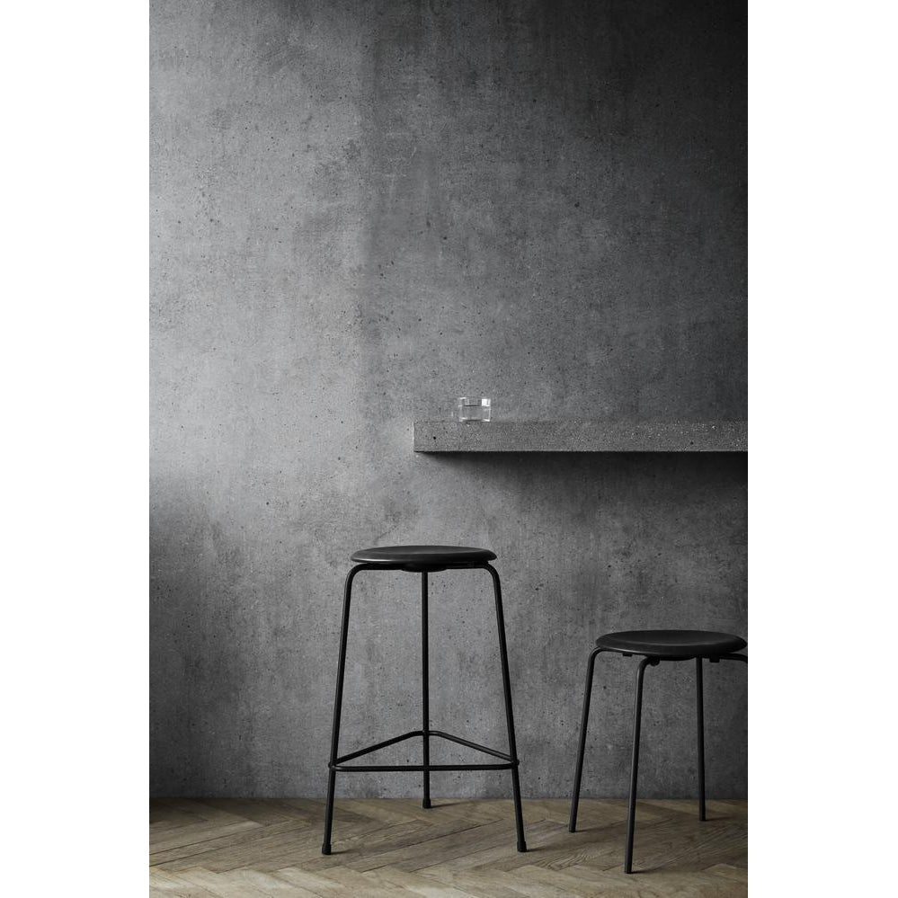 Tabouret de bar à point fritz hansen, noir