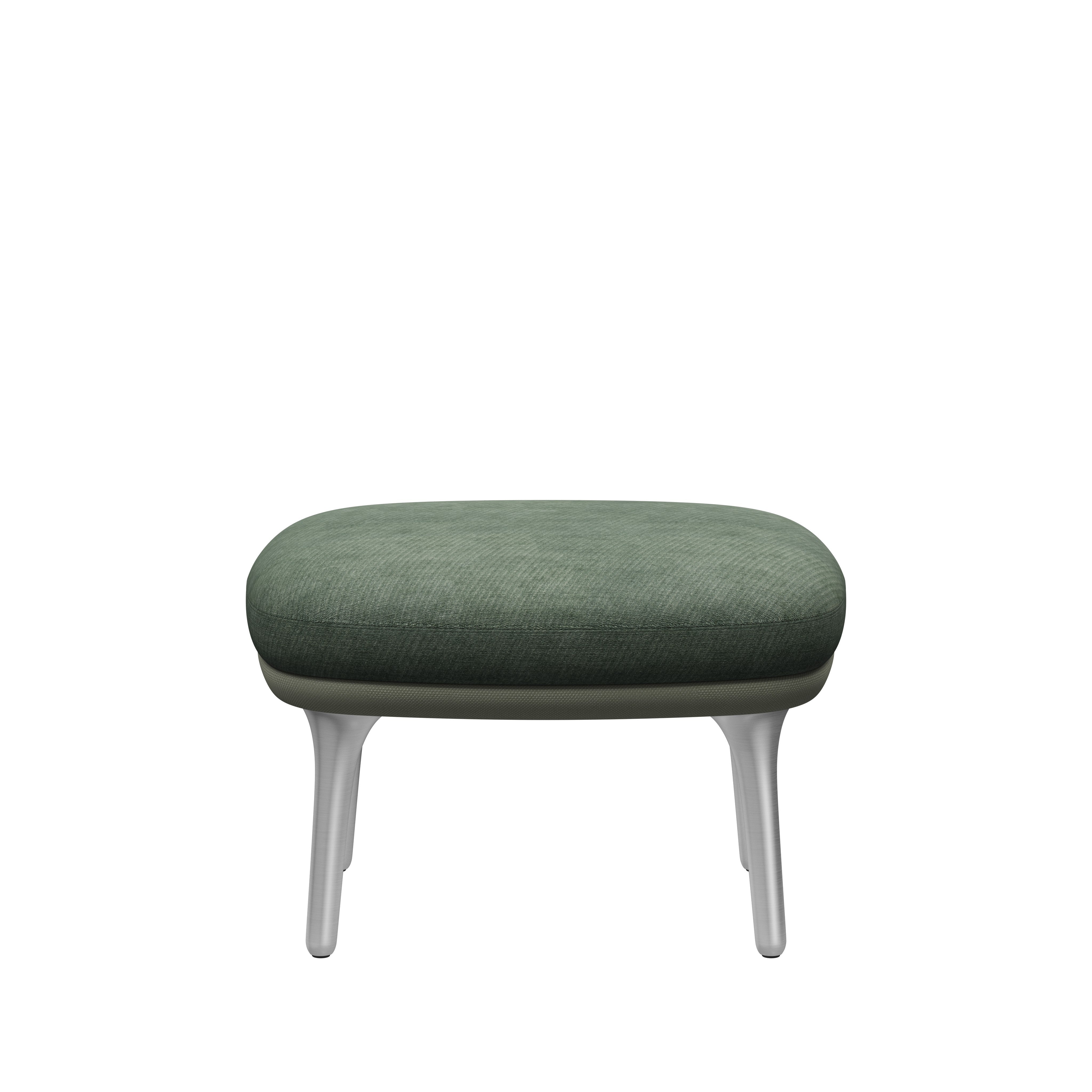 [product_category]-Fritz Hansen Jh11 Ro Footstoll Aluminium, Mint Green-Fritz Hansen-JH11-Steelcut935-Nabis0023-FRI-1