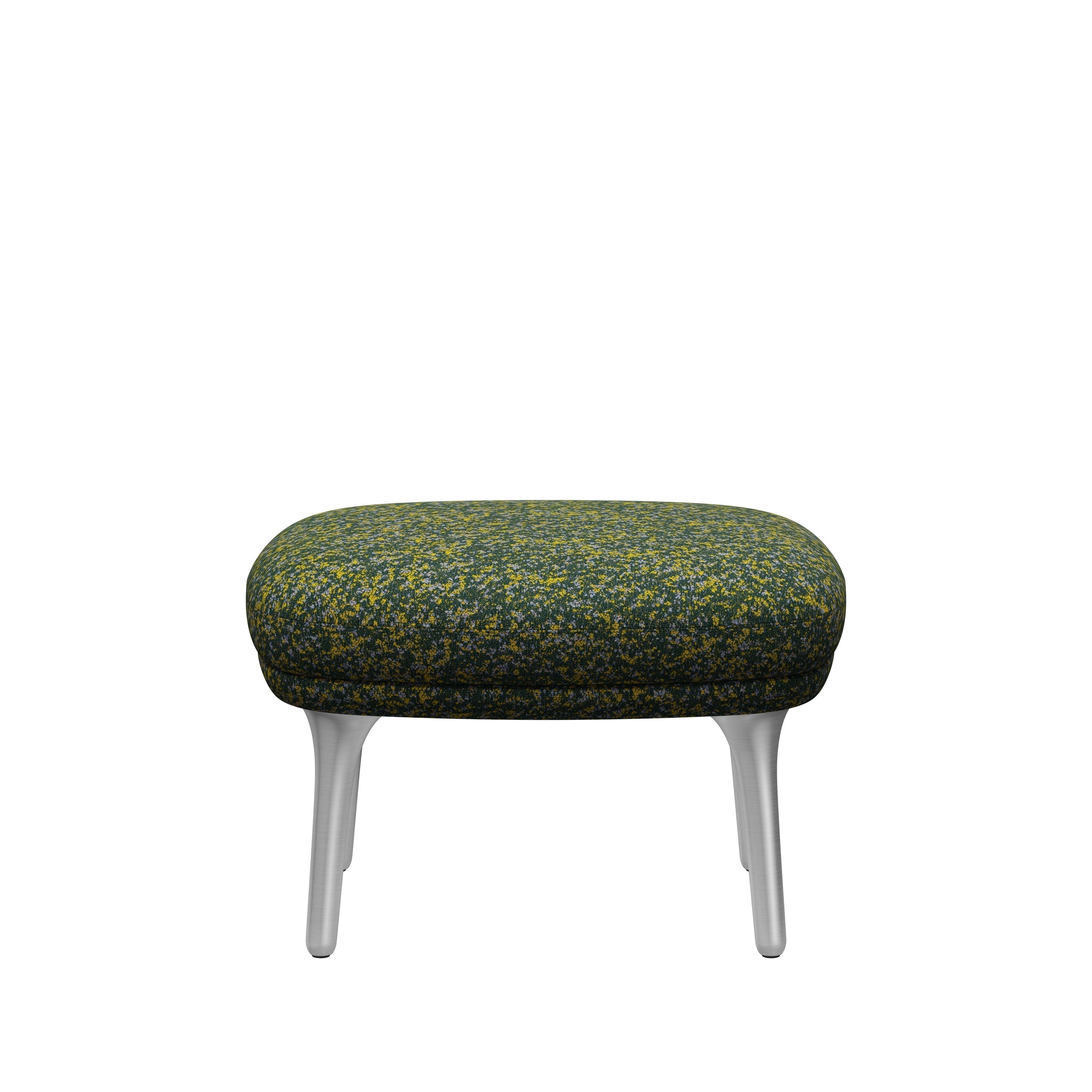 [product_category]-Fritz Hansen Jh11 Ro Footstoll Aluminum, Atom Green-Fritz Hansen-JH11-Atom964-FRI-1