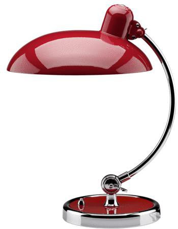 Fritz Hansen Kaiser Idell Tischlampe Rot, Ø28 cm