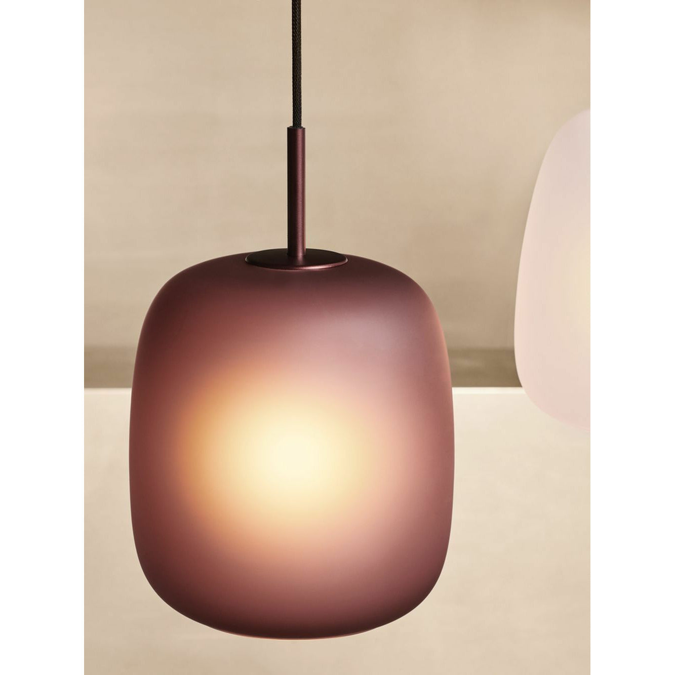 Fritz Hansen Maluma Pendant Lamp, Plum