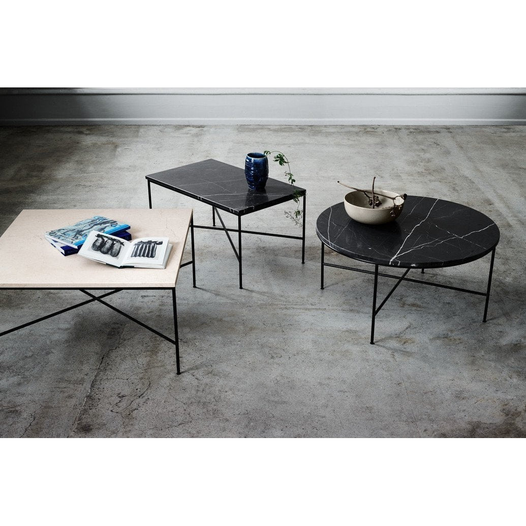 Table basse rectangulaire Fritz Hansen MC 310, noir