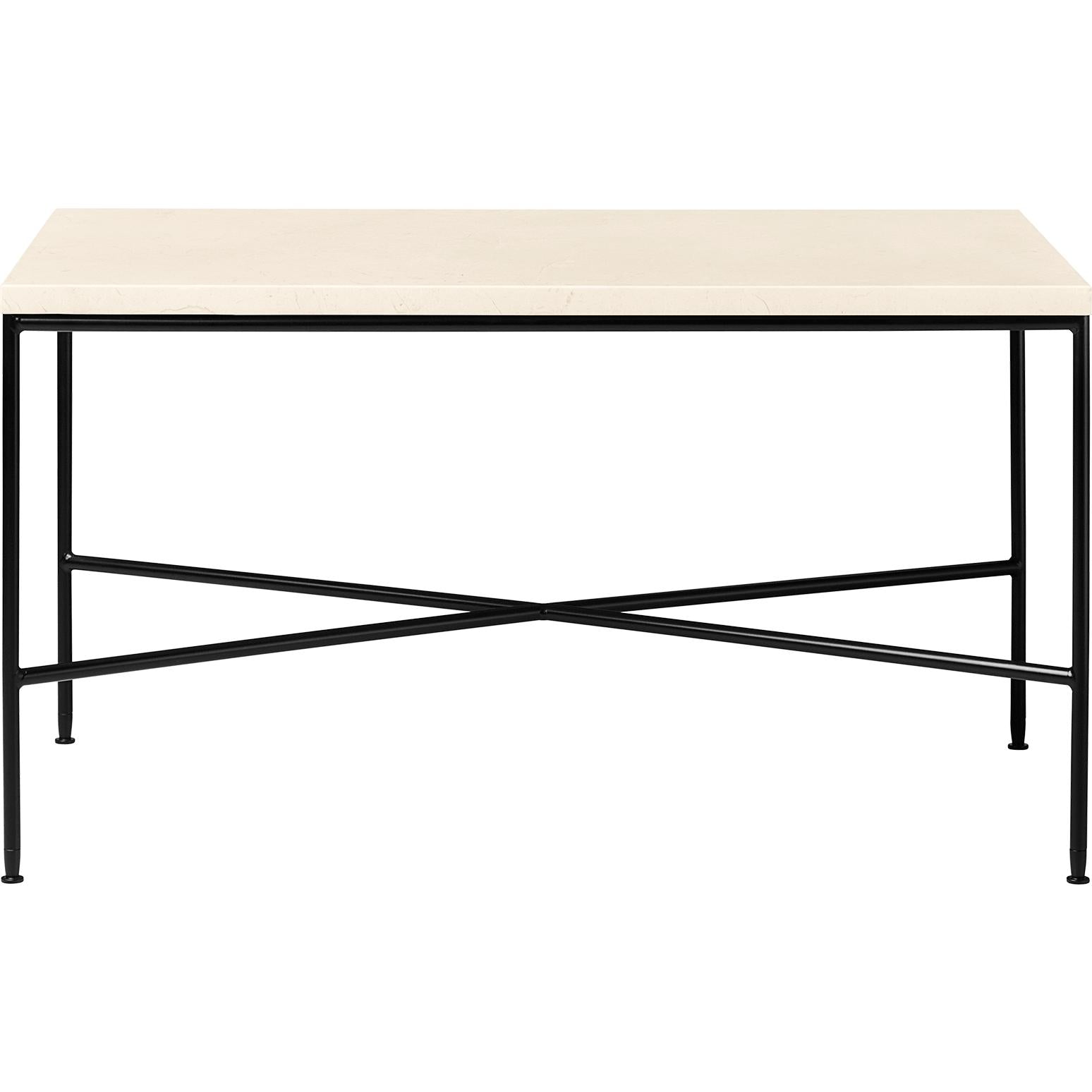 Table basse rectangulaire Fritz Hansen MC 310, crème