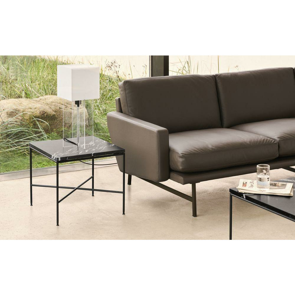 Fritz Hansen MC330 Mesa de café cuadrada, negro