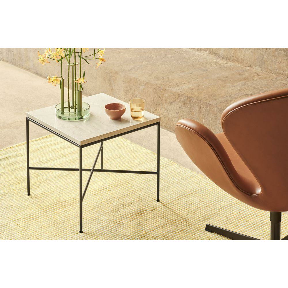 Table basse carrée Fritz Hansen MC330, noir