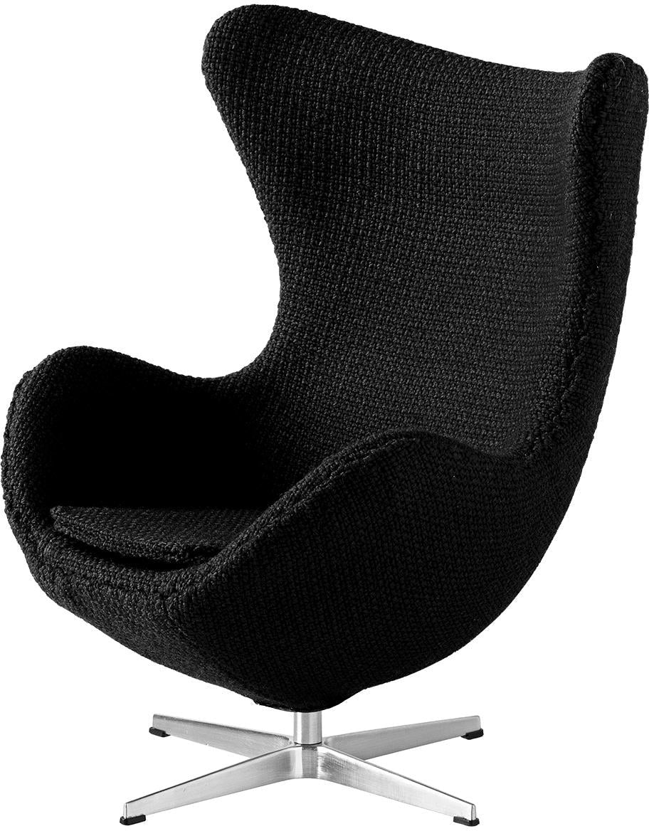 Huevo de silla en miniatura Fritz Hansen, negro