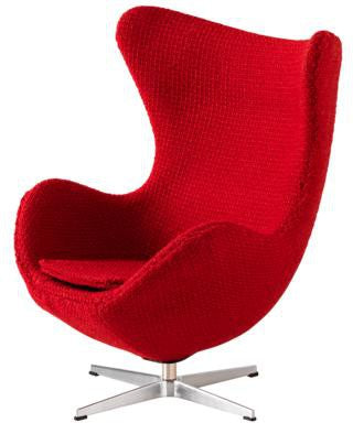 Fritz Hansen Chaise miniature œuf rouge