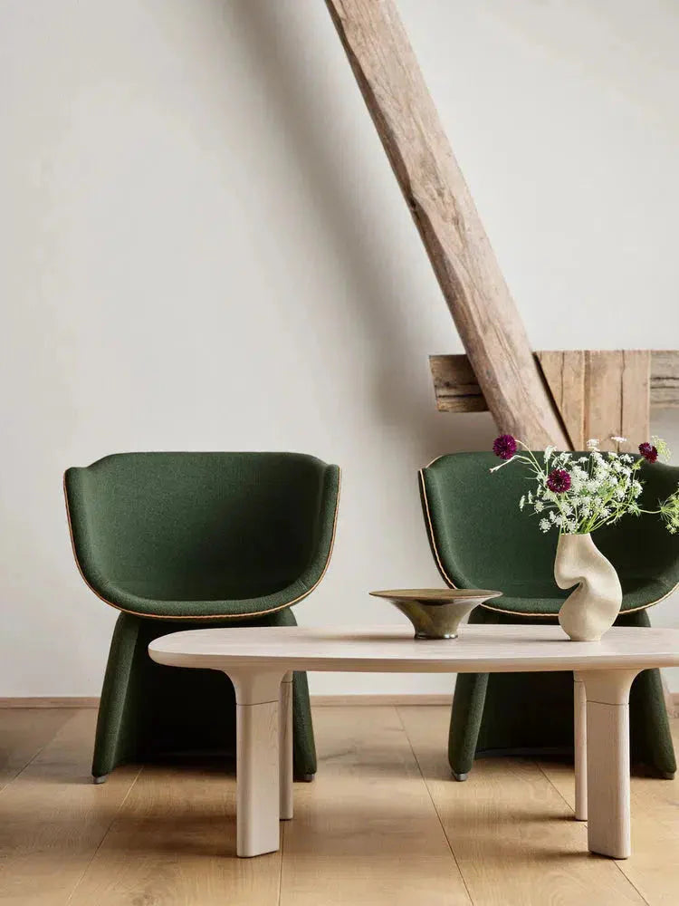 Fritz Hansen Monolit CM231 Sillón, Moss Green/Moss Green