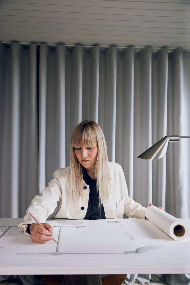 Fritz Hansen MS022 Table Lamp, stål