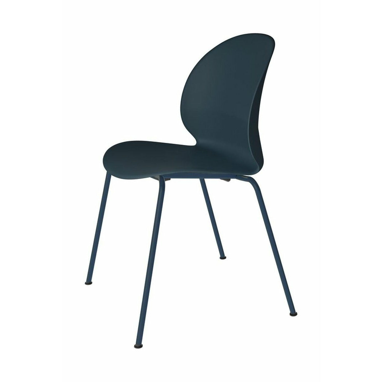 Fritz Hansen N02 Silla de comedor de reciclaje, azul oscuro/azul oscuro