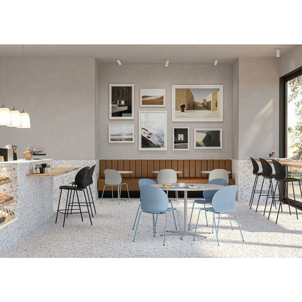 Fritz Hansen N02 Cadeira de jantar de reciclagem, azul escuro/azul escuro