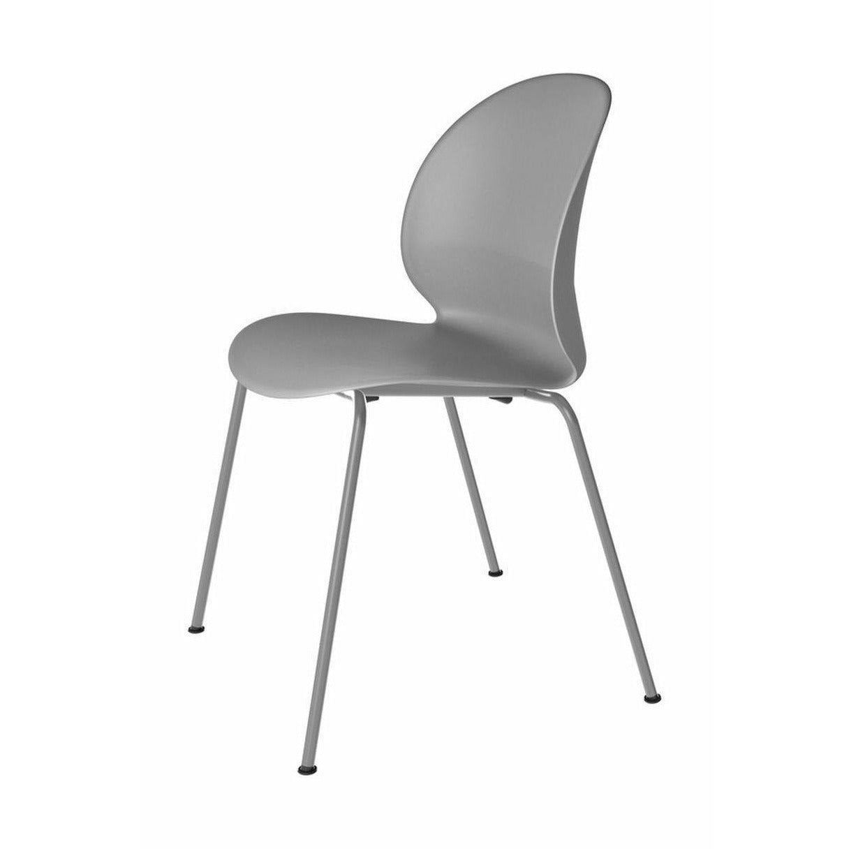 Fritz Hansen N02 Cadeira de jantar de reciclagem, cinza/cinza