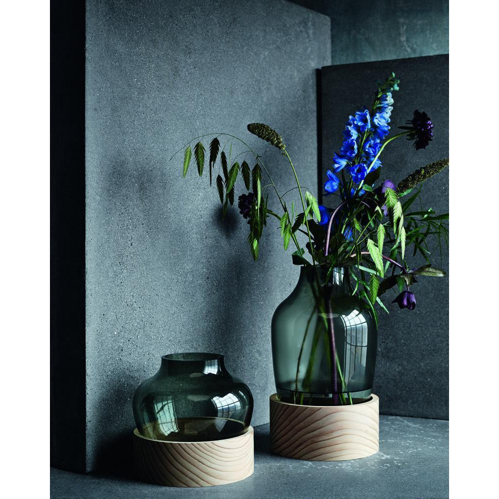 Fritz Hansen Objects Vase Smoked Glass, 18cm